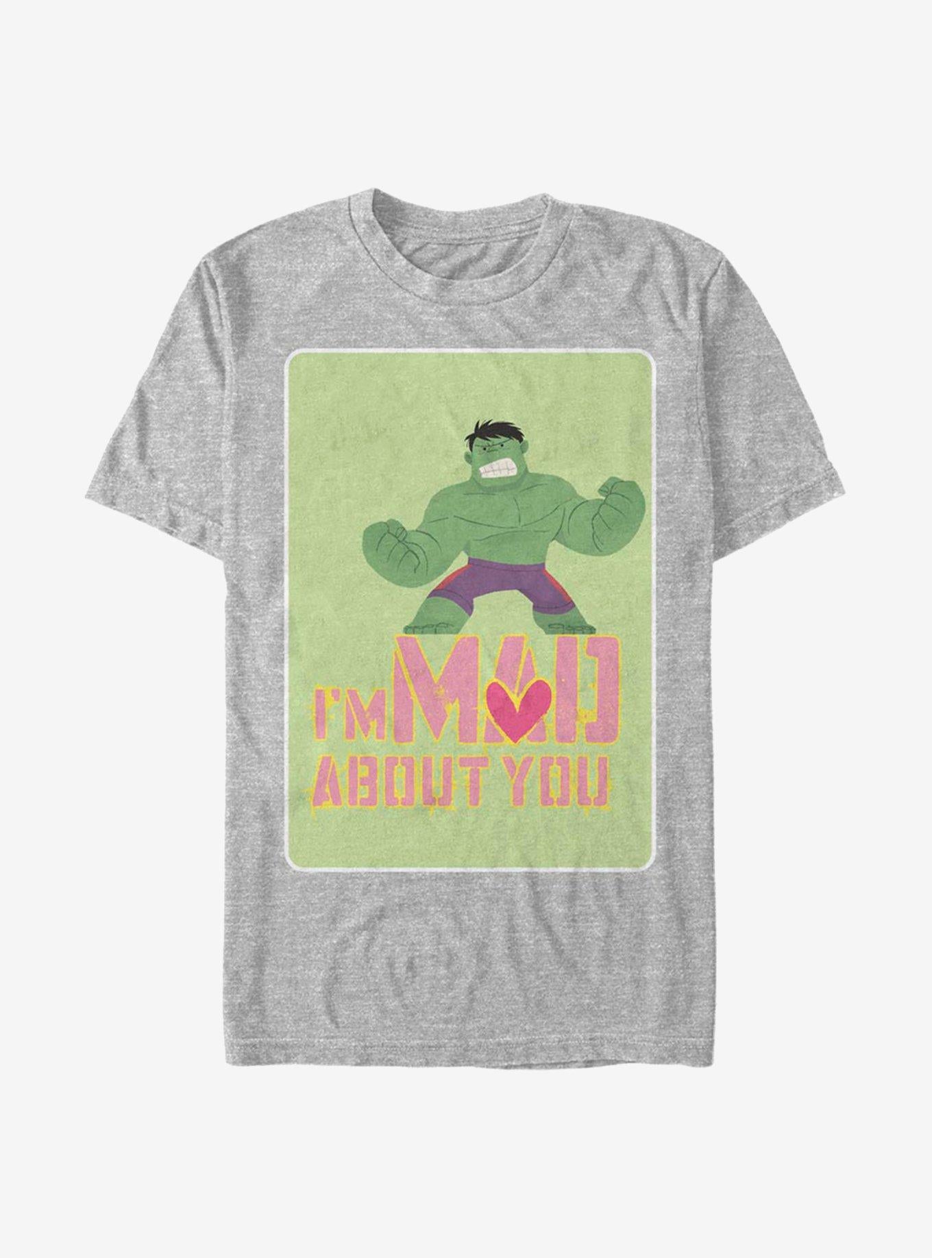 Marvel The Hulk Mad Love T-Shirt | Premium Unisex T-Shirt, Trending Graphic Tee
