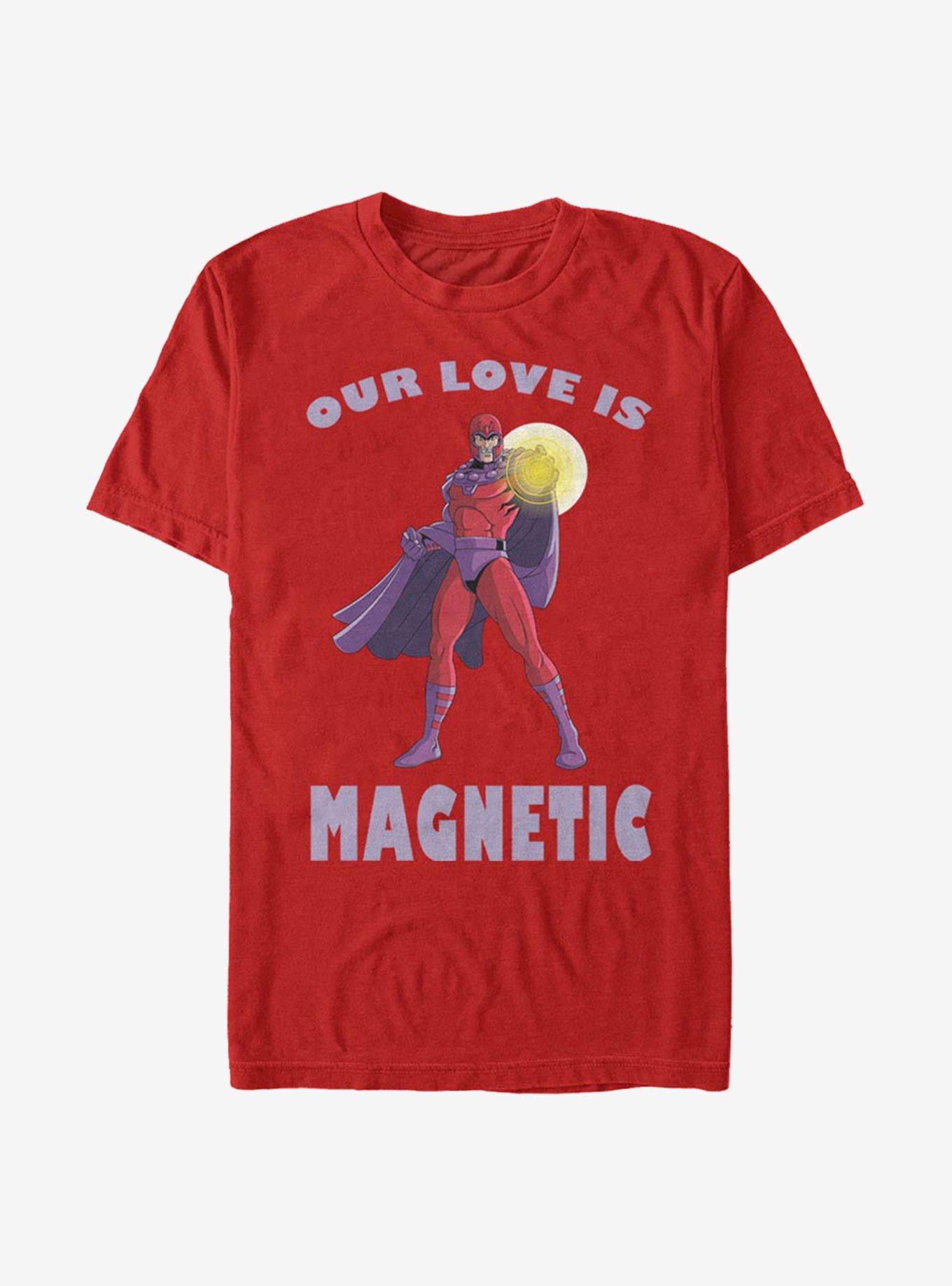 Marvel X-Men Magnetic Love T-Shirt | Premium Unisex T-Shirt, Trending Graphic Tee