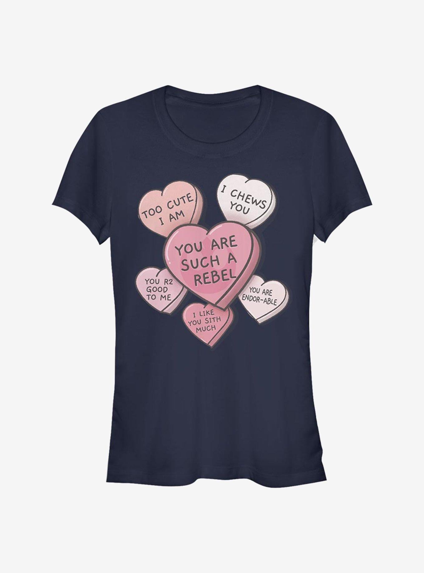 Star Wars Candy Heart Girls T-Shirt | Premium Unisex T-Shirt, Trending Graphic Tee