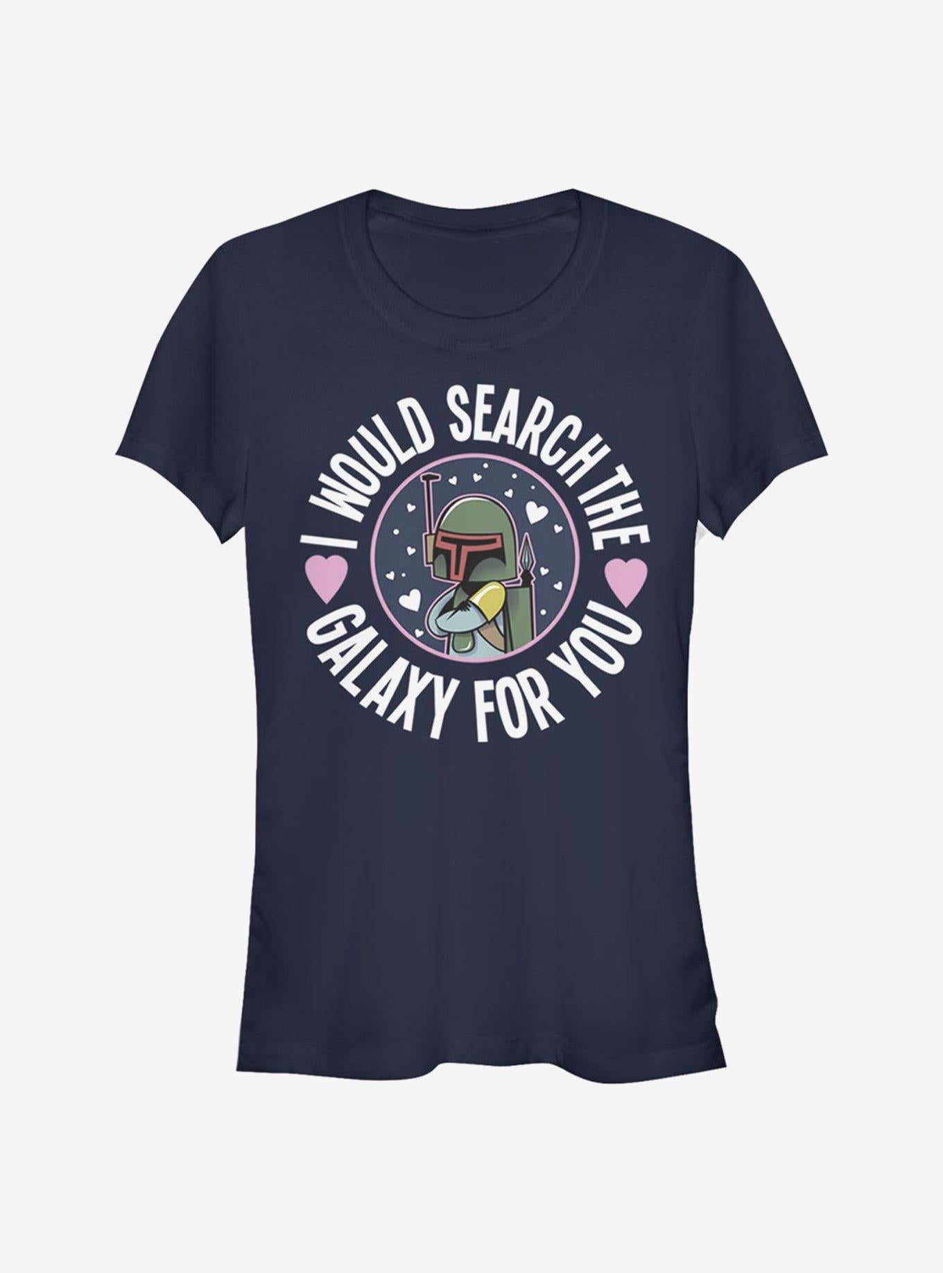 Star Wars Search The Galaxy Boba Fett Girls T-Shirt | Premium Unisex T-Shirt, Trending Graphic Tee