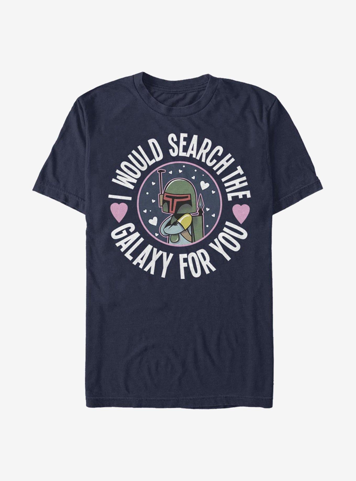 Star Wars Search The Galaxy Boba Fett T-Shirt | Premium Unisex T-Shirt, Trending Graphic Tee