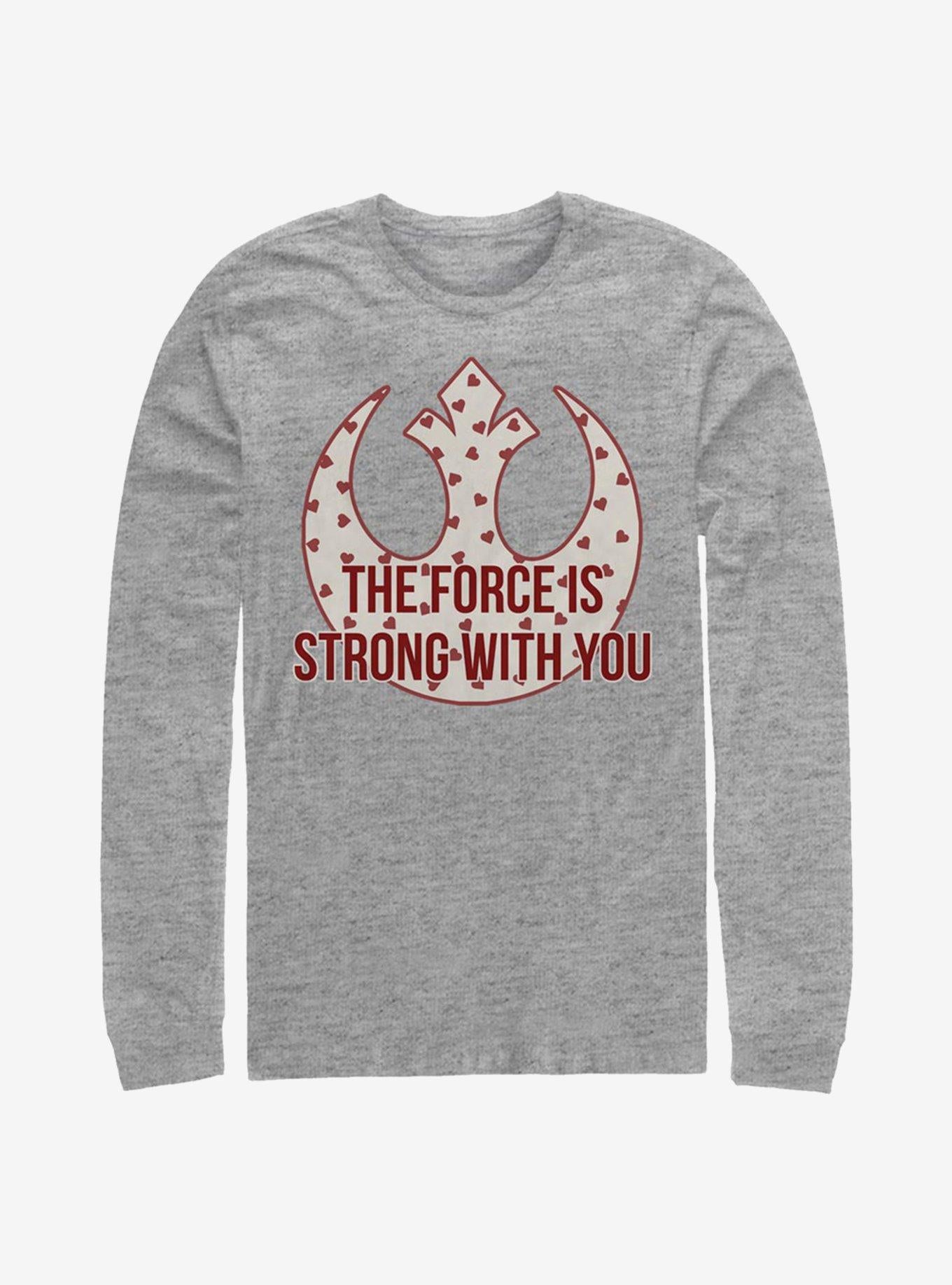 Star Wars Strong Heart Force Long-Sleeve T-Shirt | Premium Unisex T-Shirt, Trending Graphic Tee