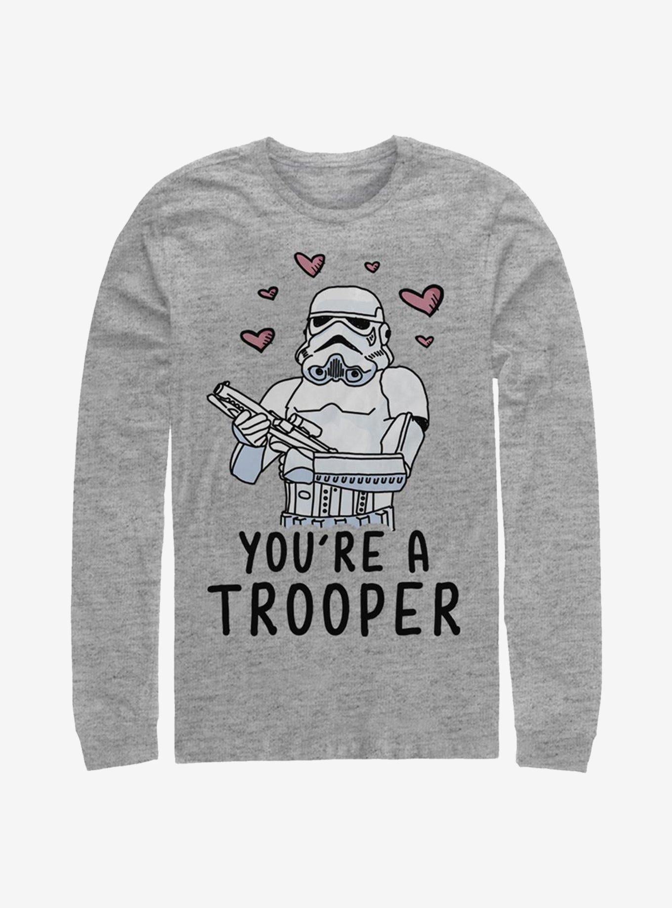 Star Wars Trooper Love Long-Sleeve T-Shirt | Premium Unisex T-Shirt, Trending Graphic Tee