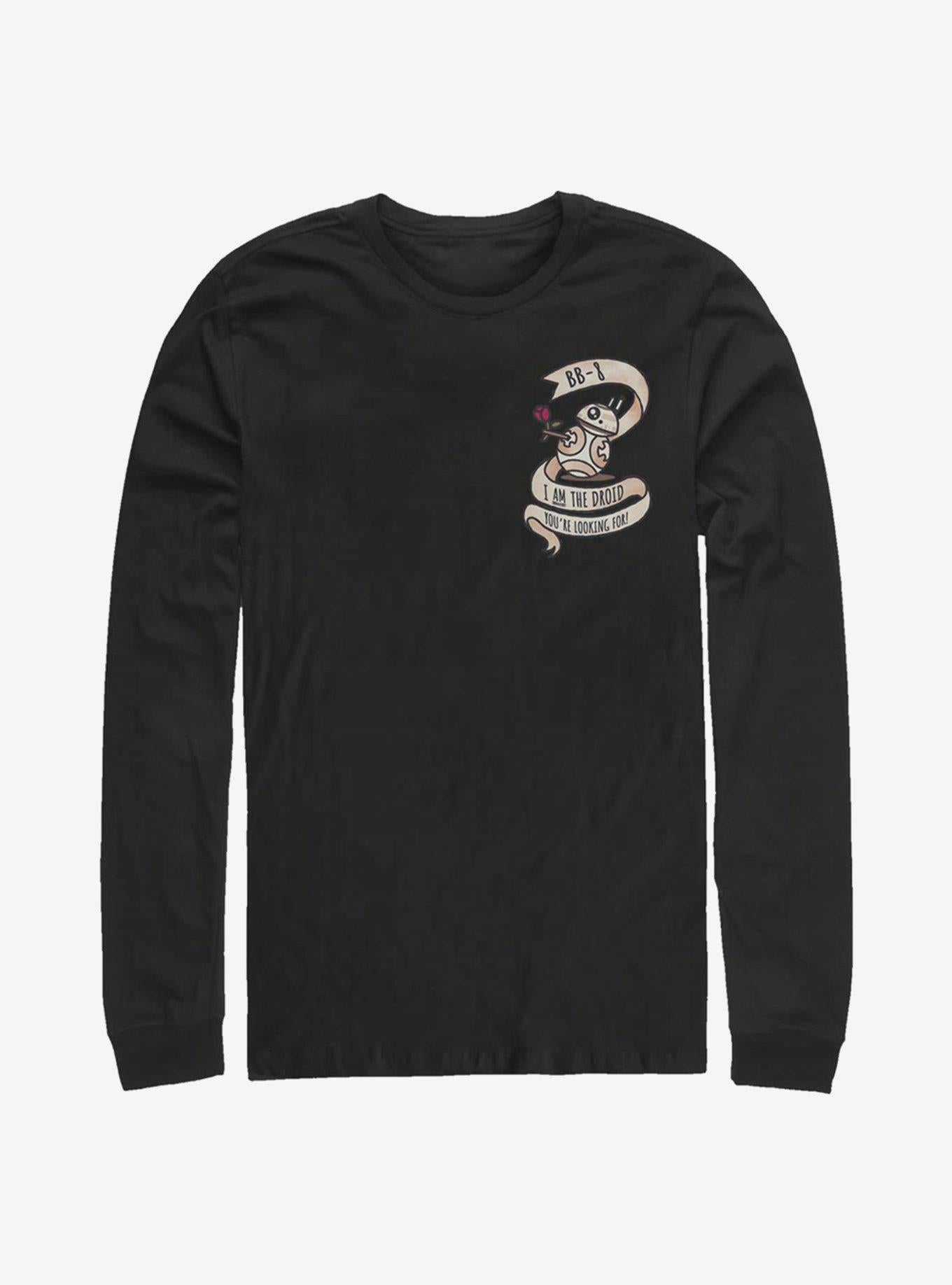 Star Wars Episode VII The Force Awakens BB-8 Droid Valentine Long-Sleeve T-Shirt | Premium Unisex T-Shirt, Trending Graphic Tee