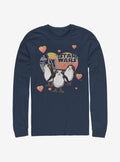 Star Wars Episode VIII The Last Jedi Porg Hearts Long-Sleeve T-Shirt | Premium Unisex T-Shirt, Trending Graphic Tee