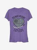 Star Wars Heart Explode Death Star Girls T-Shirt | Premium Unisex T-Shirt, Trending Graphic Tee