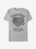 Star Wars Heart Explode Death Star T-Shirt | Premium Unisex T-Shirt, Trending Graphic Tee
