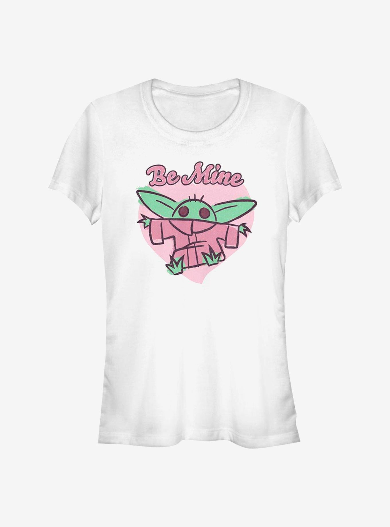 Star Wars The Mandalorian Be Mine The Child Girls T-Shirt | Premium Unisex T-Shirt, Trending Graphic Tee
