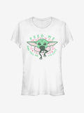 Star Wars The Mandalorian Feed Me And Tell Me I'm Cute The Child Girls T-Shirt | Premium Unisex T-Shirt, Trending Graphic Tee