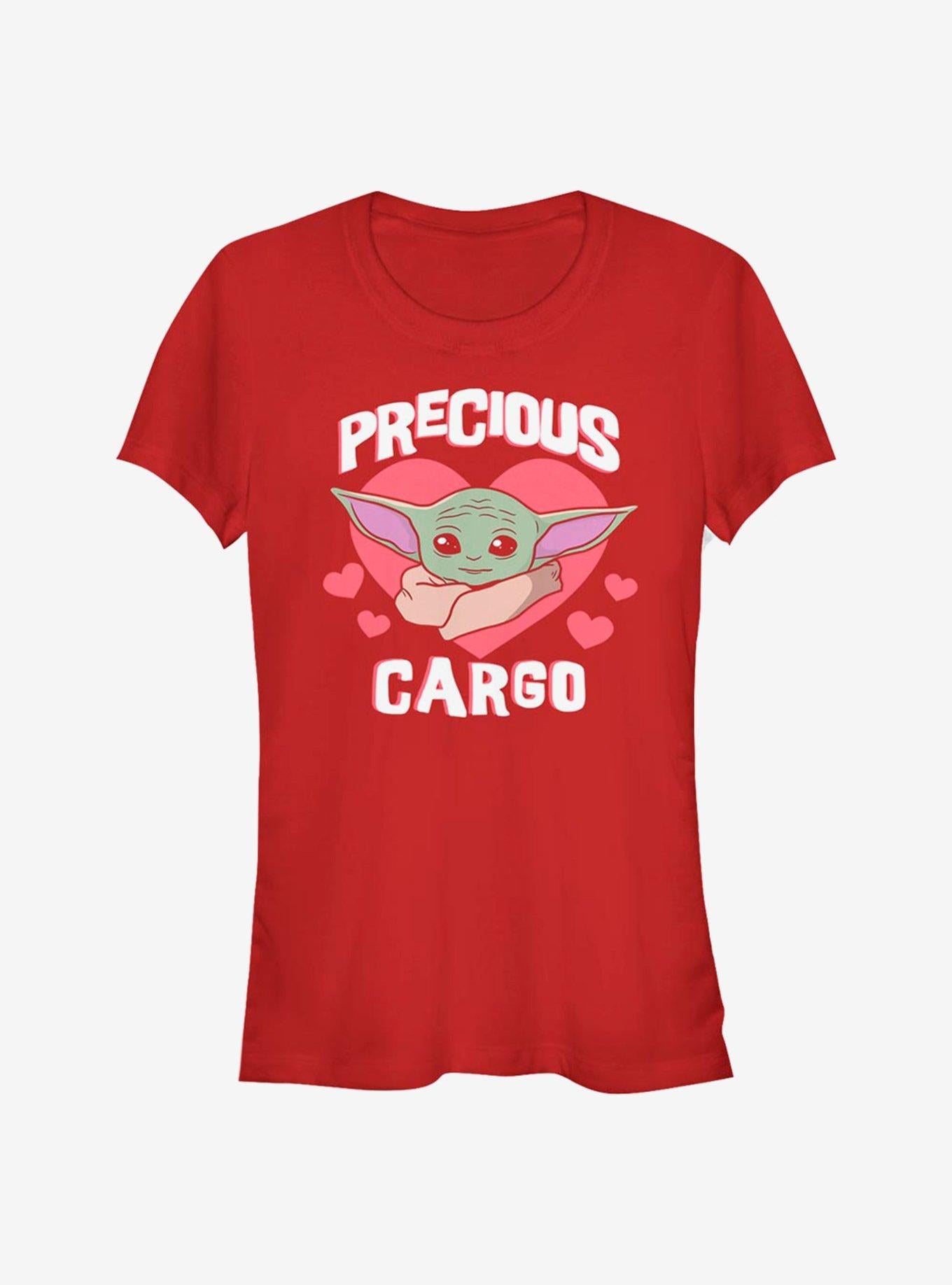 Star Wars The Mandalorian The Child Precious Cargo Hearts Girls T-Shirt | Premium Unisex T-Shirt, Trending Graphic Tee