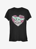 Star Wars The Mandalorian The Child Valentine Girls T-Shirt | Premium Unisex T-Shirt, Trending Graphic Tee