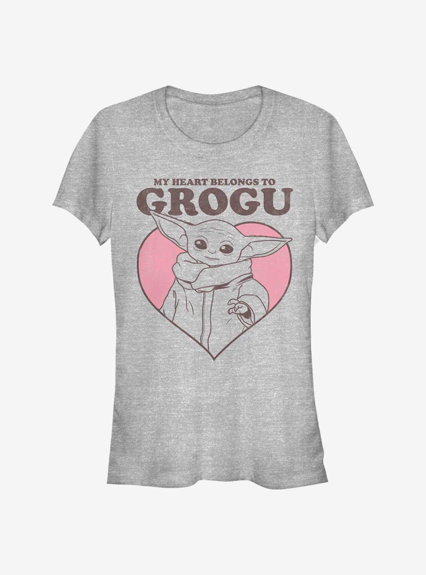 Star Wars The Mandalorian My Heart Belongs To The Child Girls T-Shirt | Premium Unisex T-Shirt, Trending Graphic Tee