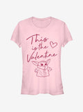 Star Wars The Mandalorian This Valentine The Child Girls T-Shirt | Premium Unisex T-Shirt, Trending Graphic Tee
