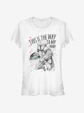 Star Wars The Mandalorian Way To My Heart Girls T-Shirt | Premium Unisex T-Shirt, Trending Graphic Tee