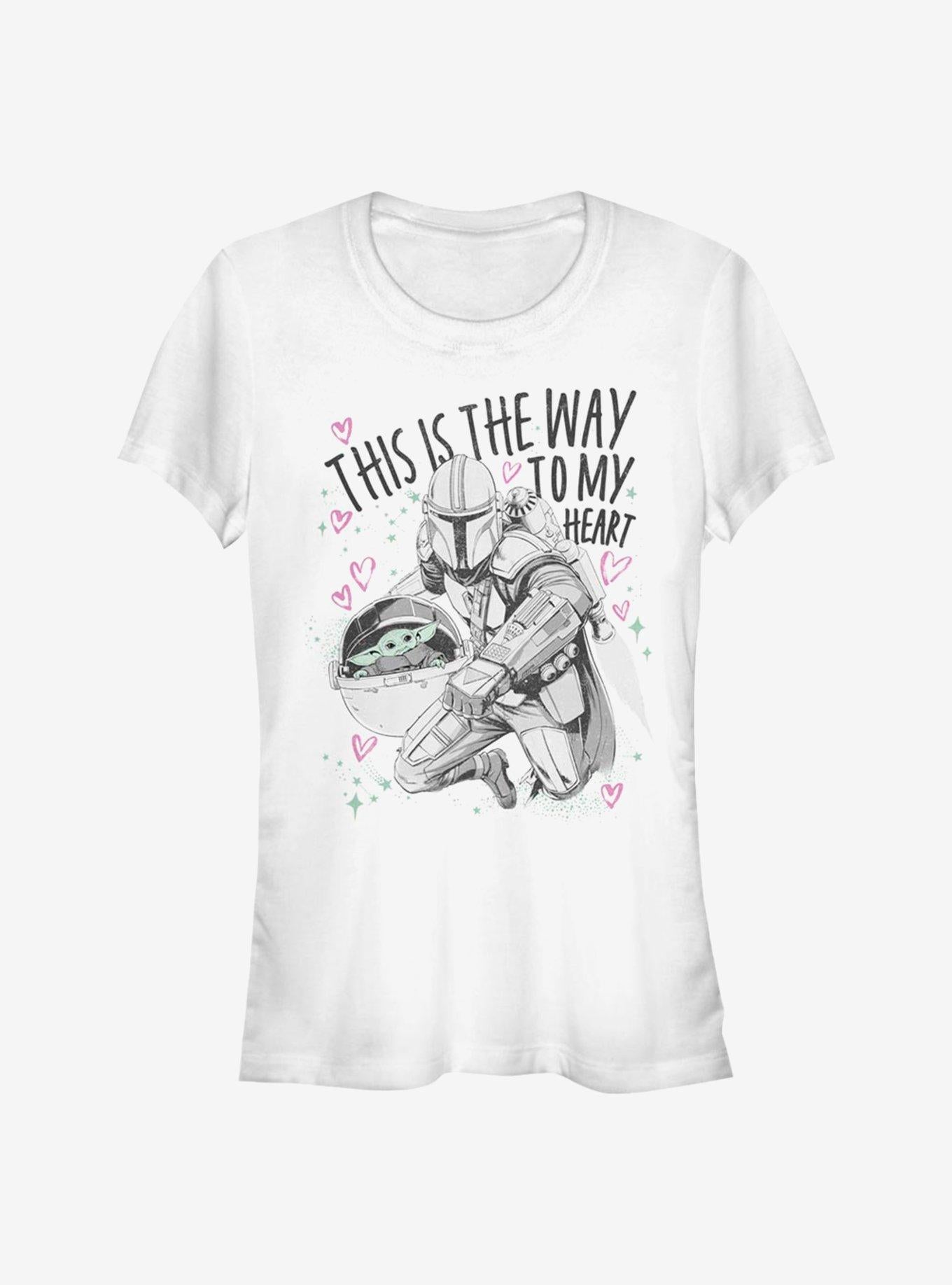 Star Wars The Mandalorian Way To My Heart Girls T-Shirt | Premium Unisex T-Shirt, Trending Graphic Tee