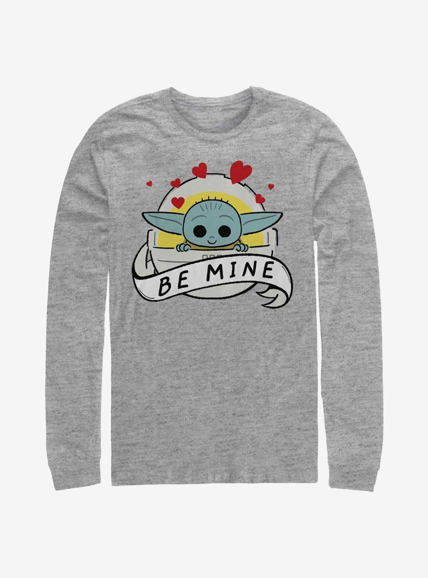 Star Wars The Mandalorian The Child Be Mine Long-Sleeve T-Shirt | Premium Unisex T-Shirt, Trending Graphic Tee