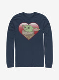 Star Wars The Mandalorian Heart Yoda Long-Sleeve T-Shirt | Premium Unisex T-Shirt, Trending Graphic Tee