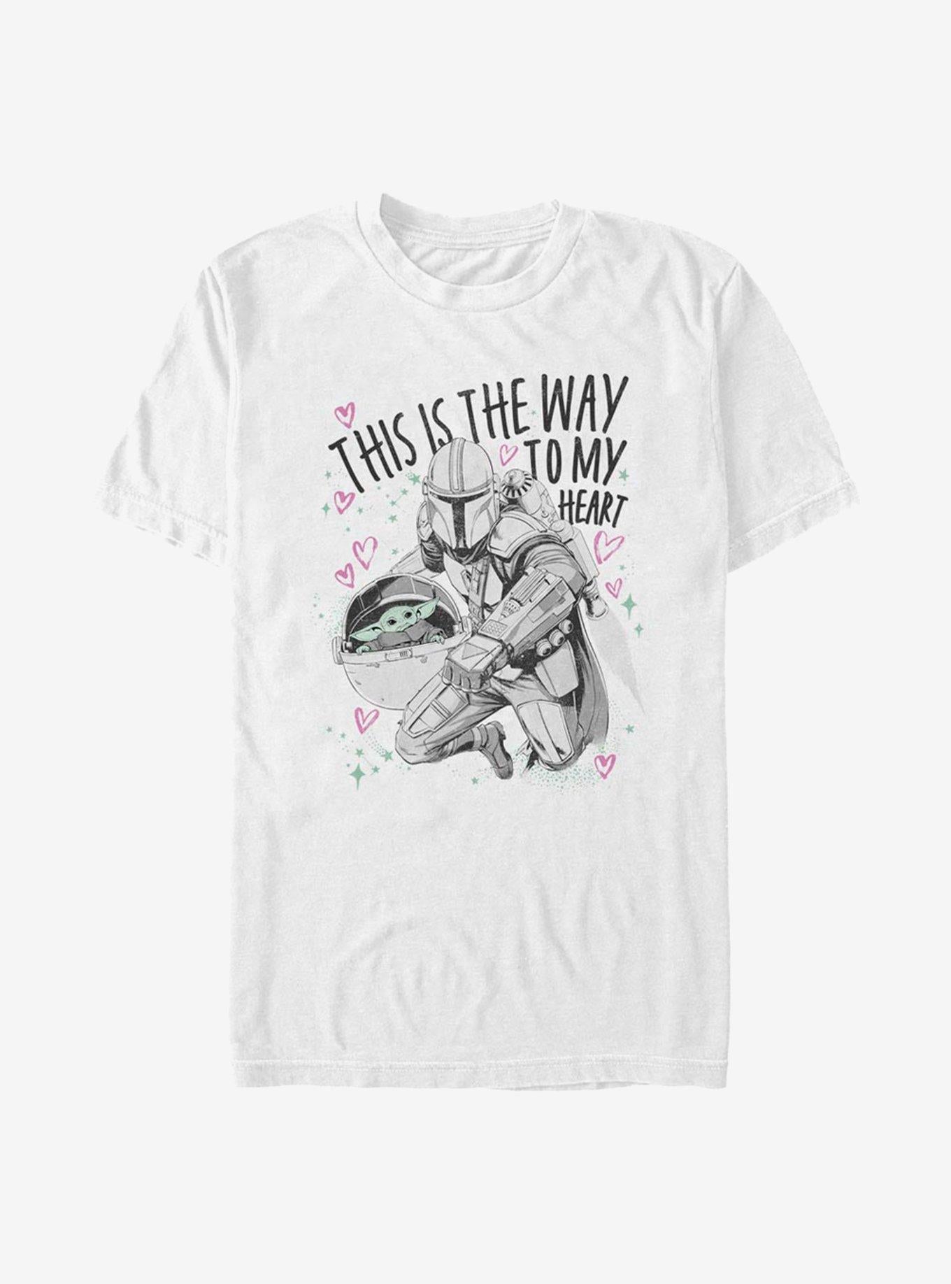 Star Wars The Mandalorian Way To My Heart T-Shirt | Premium Unisex T-Shirt, Trending Graphic Tee