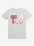 Forbidden Love Hair Dryer And Dandelion White T Shirt T Shirt Trending US