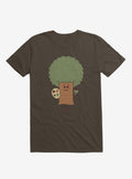 Happy Tree Painter Brown T Shirt T Shirt High Search Demand Funny Quote