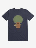 Happy Tree Painter Navy Blue T Shirt T Shirt Premium Print Gift Ready
