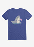 Ice Cream Shark Royal Blue T Shirt T Shirt Comfort Fit Funny Quote