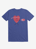 Power Of Love Heart Royal Blue T Shirt T Shirt Streetwear Style Fan Favorite