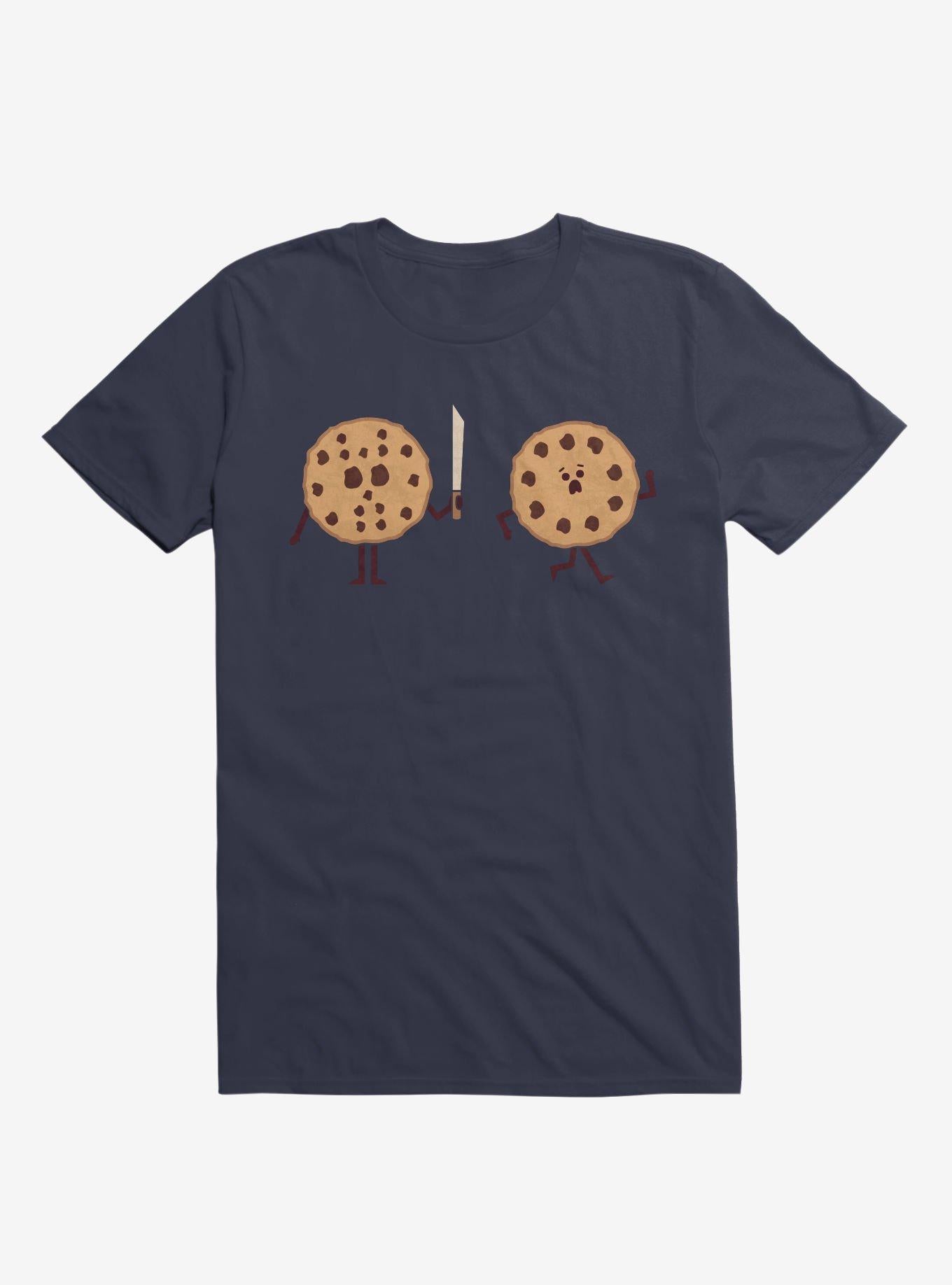 Cookhees Cookie Murder Navy Blue T Shirt T Shirt Comfort Fit Daily Wear
