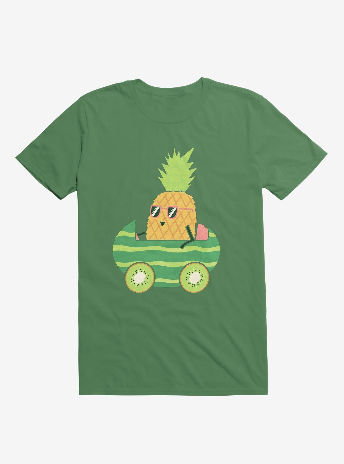 Summer Pineapple Driving Irish Green T Shirt T Shirt Streetwear Style Fan Favorite