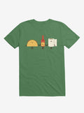 Taco Hot Sauce Toilet Paper Friends Irish Green T Shirt T Shirt Trending US