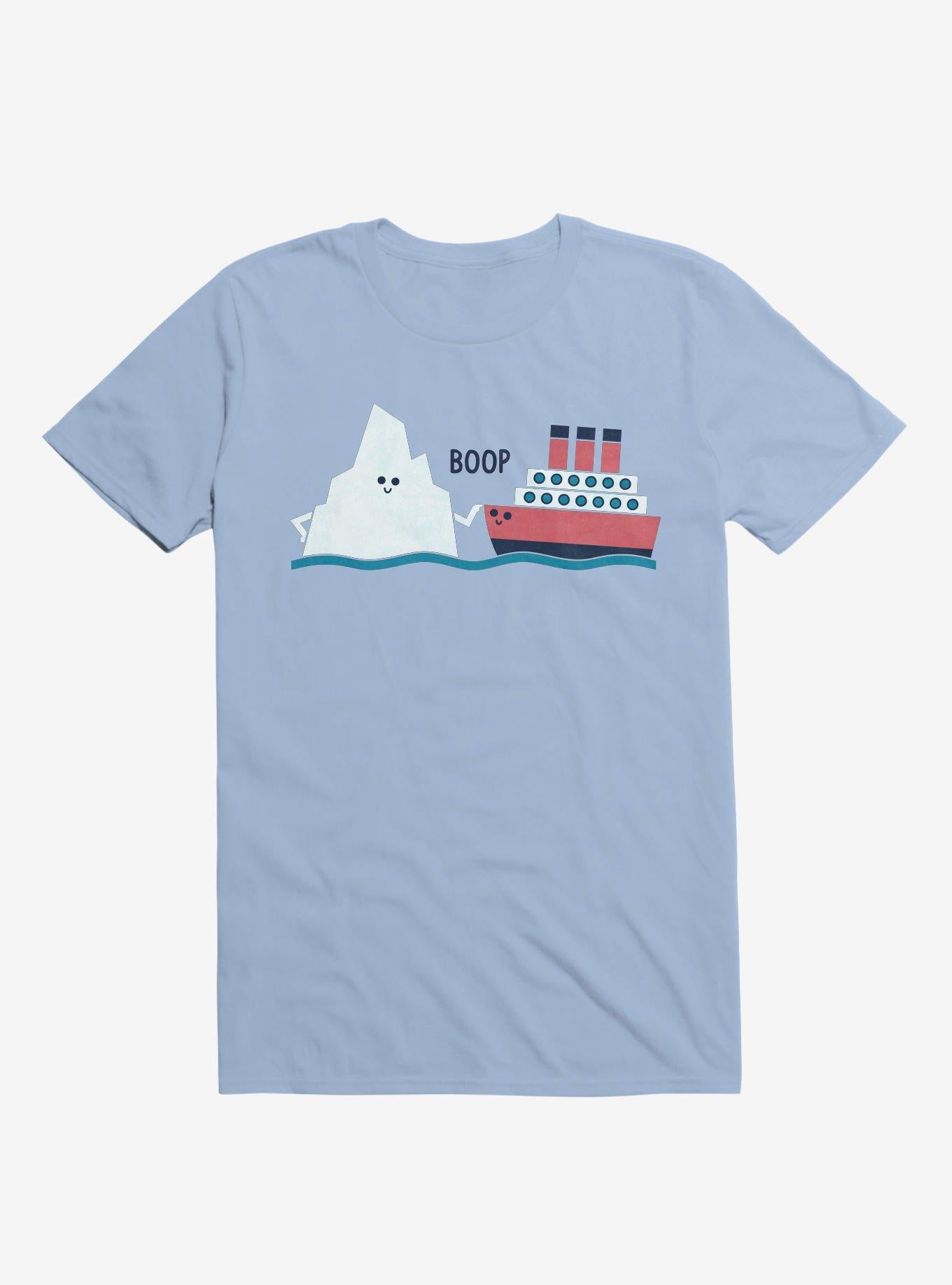 Iceberg Boop Ship Light Blue T Shirt T Shirt Trending US