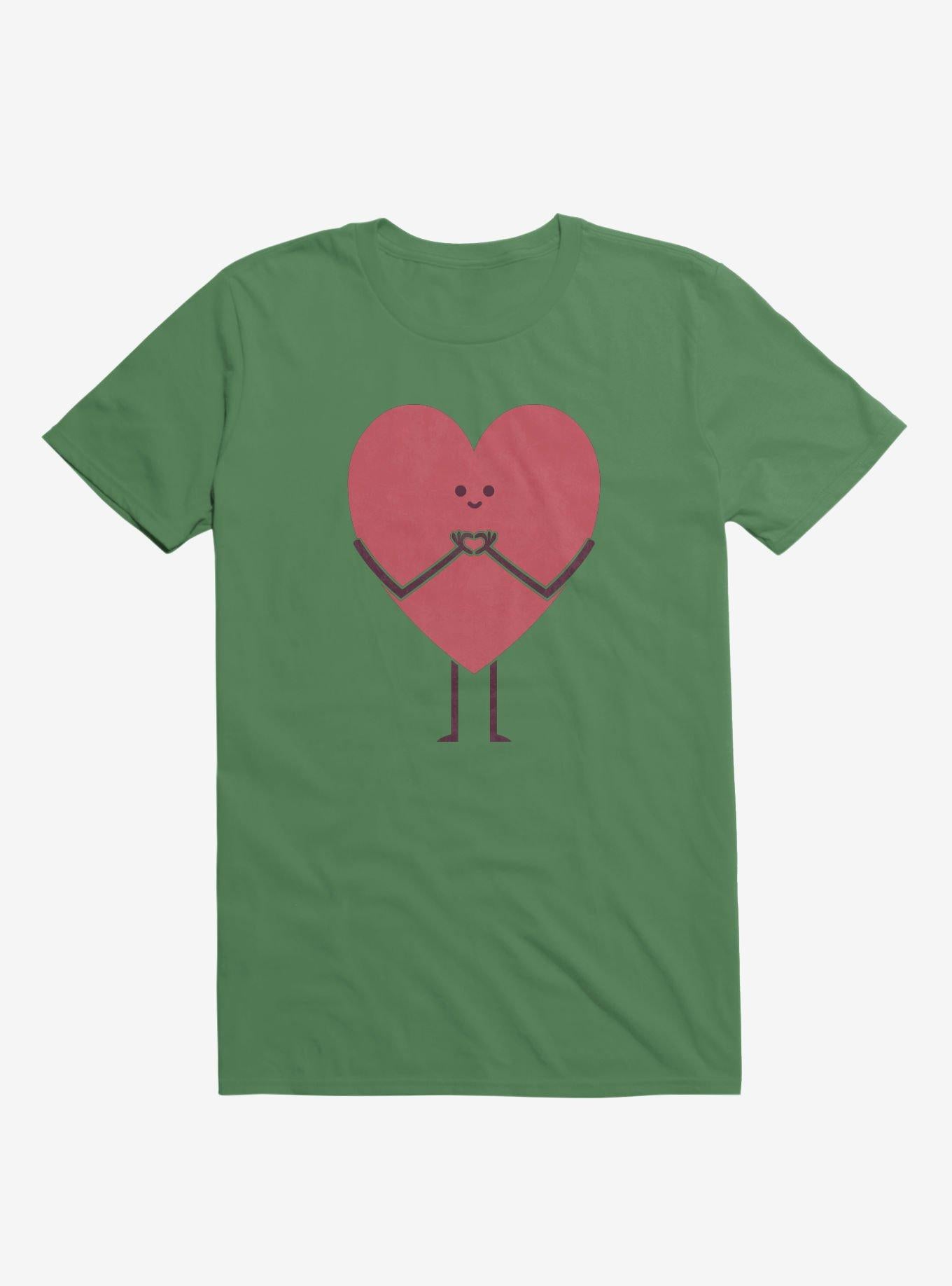Heart Making Heart Hands Irish Green T Shirt T Shirt Comfort Fit Daily Wear