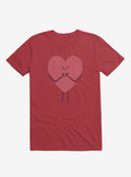 Heart Making Heart Hands Red T Shirt T Shirt Premium Print Gift Ready