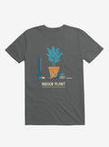 Indoor Comfy Plant Charcoal Grey T Shirt T Shirt Streetwear Style Best Seller Look