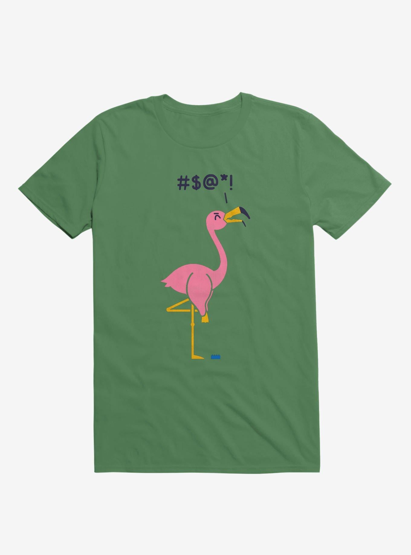 Ouch Flamingo Irish Green T Shirt T Shirt Trending US