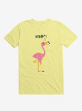 Ouch Flamingo Corn Silk Yellow T Shirt T Shirt Trending US