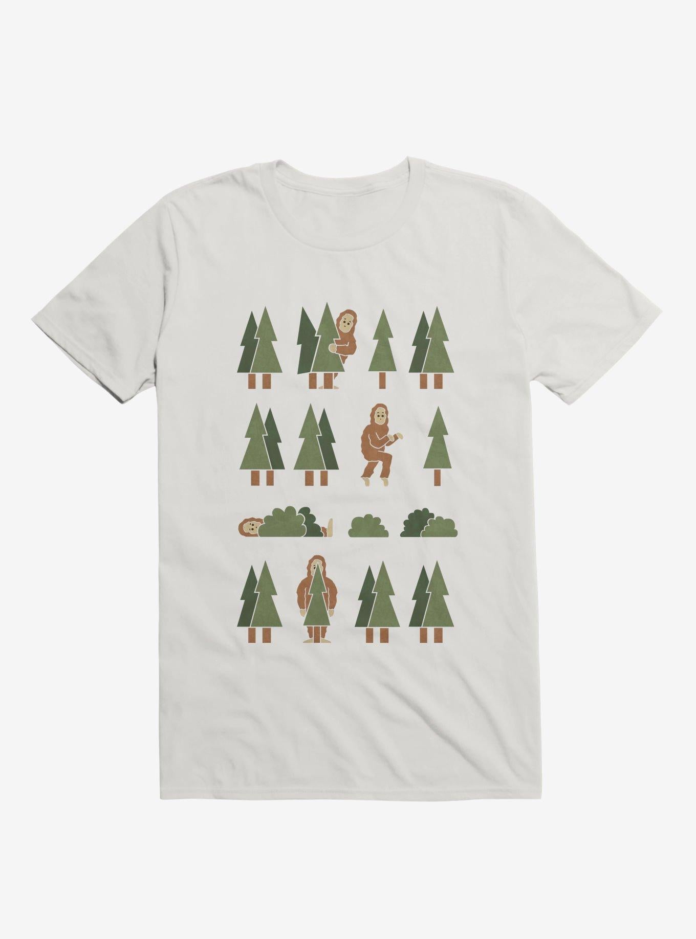 Bigfoot Forest White T Shirt T Shirt Trending US