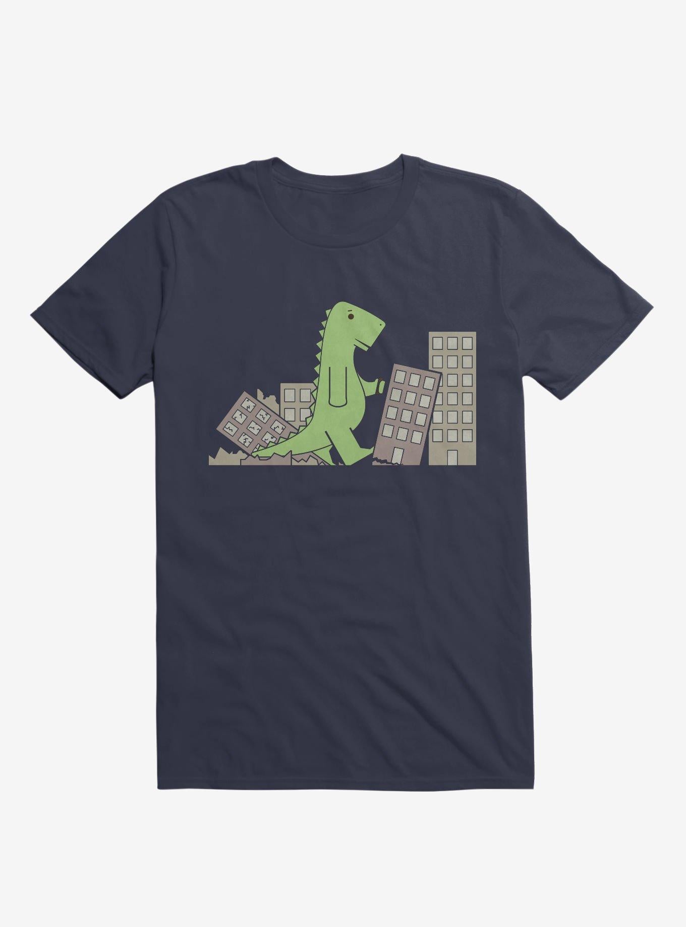Phonezilla Terrorize City Navy Blue T Shirt T Shirt Gym Lifestyle Best Seller Look