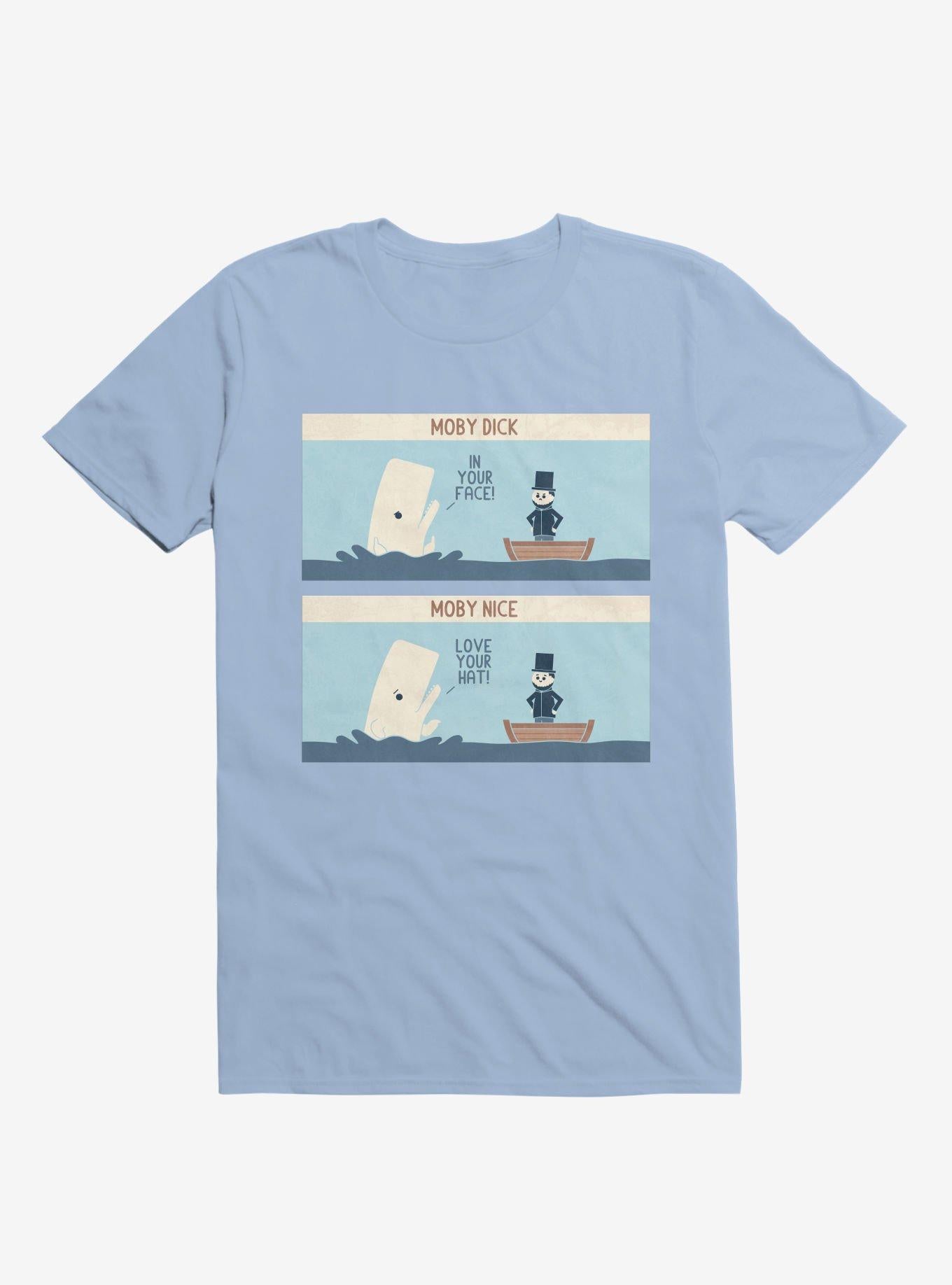 Moby Dick Moby Nice Light Blue T Shirt T Shirt Premium Print Best Seller Look