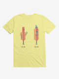 Opposites Hot Dog Cold Dog Corn Silk Yellow T Shirt T Shirt Trending US