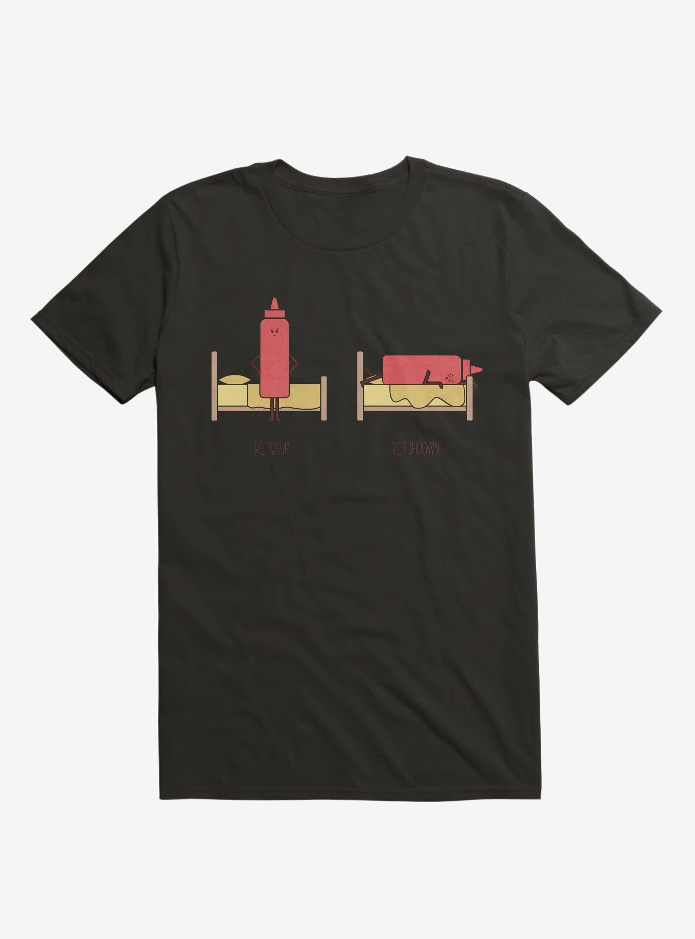 Opposites Ketchup Ketchdown Black T Shirt T Shirt High Search Demand Gift Ready