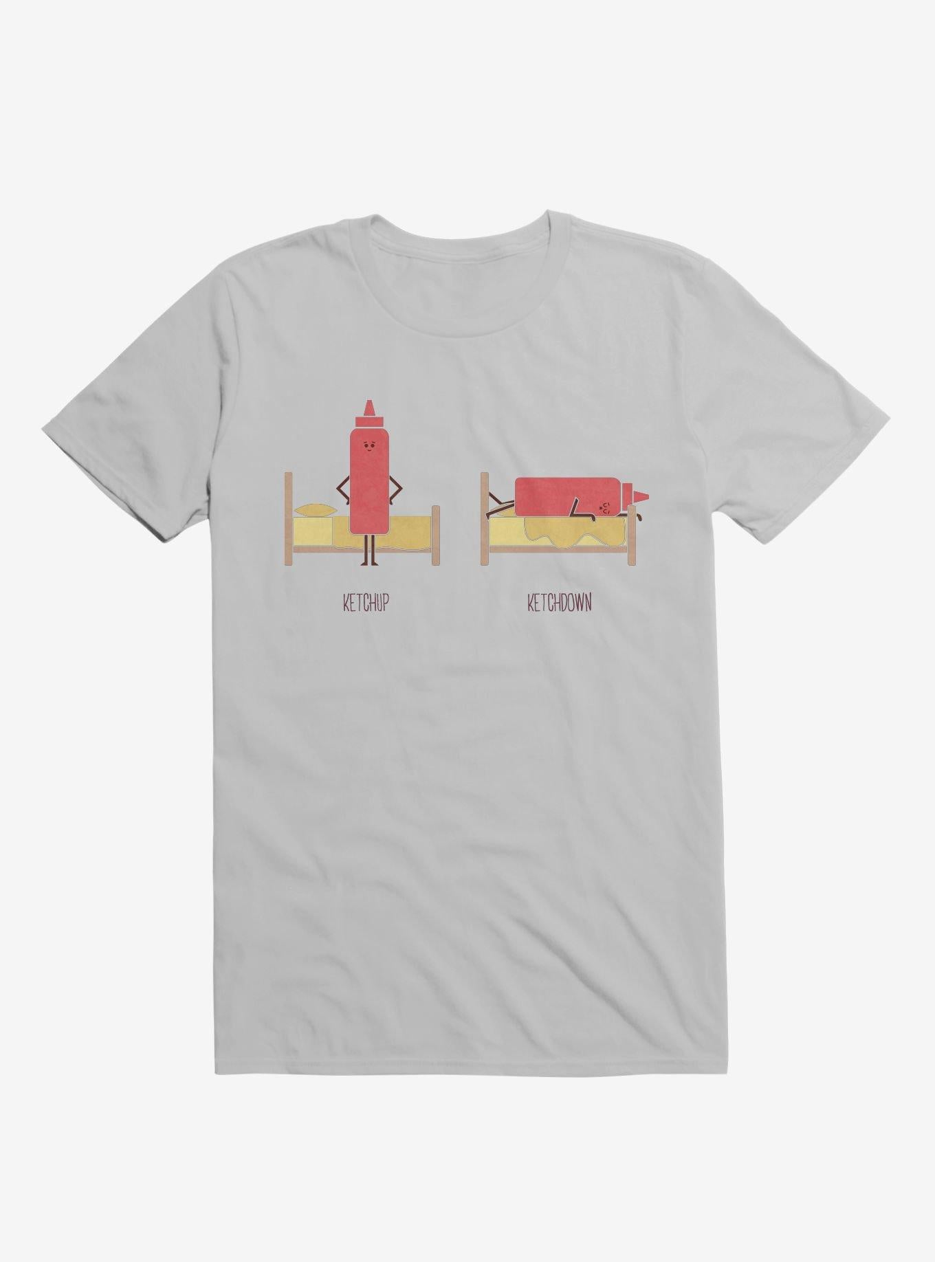 Opposites Ketchup Ketchdown Ice Grey T Shirt T Shirt Streetwear Style Humor Gift