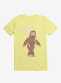 Alien And Sasquatch Piggyback Corn Silk Yellow T Shirt T Shirt Comfort Fit Best Seller Look