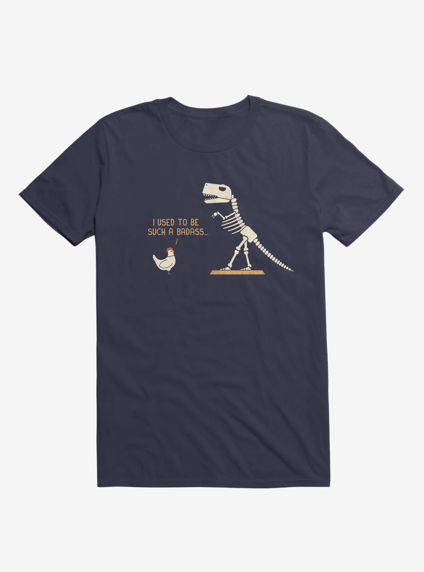 Chicken I Used To Be Bad Navy Blue T Shirt T Shirt Trending US