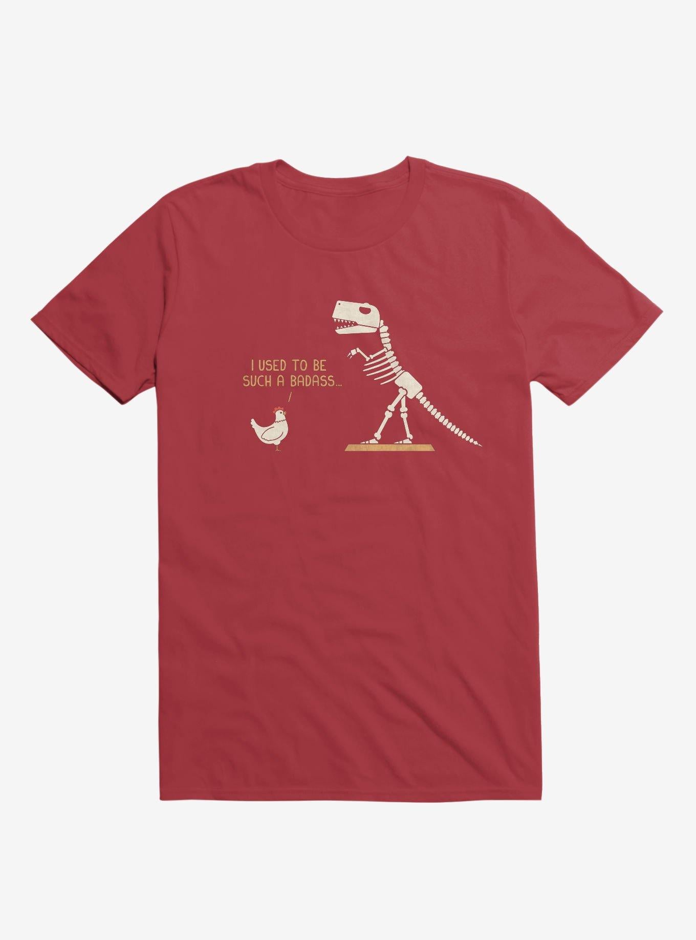 Chicken I Used To Be Bad Red T Shirt T Shirt Trending US Workout Ready