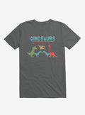 Fact Dinosaurs They d Probably Kill You Charcoal Grey T Shirt T Shirt Trending US
