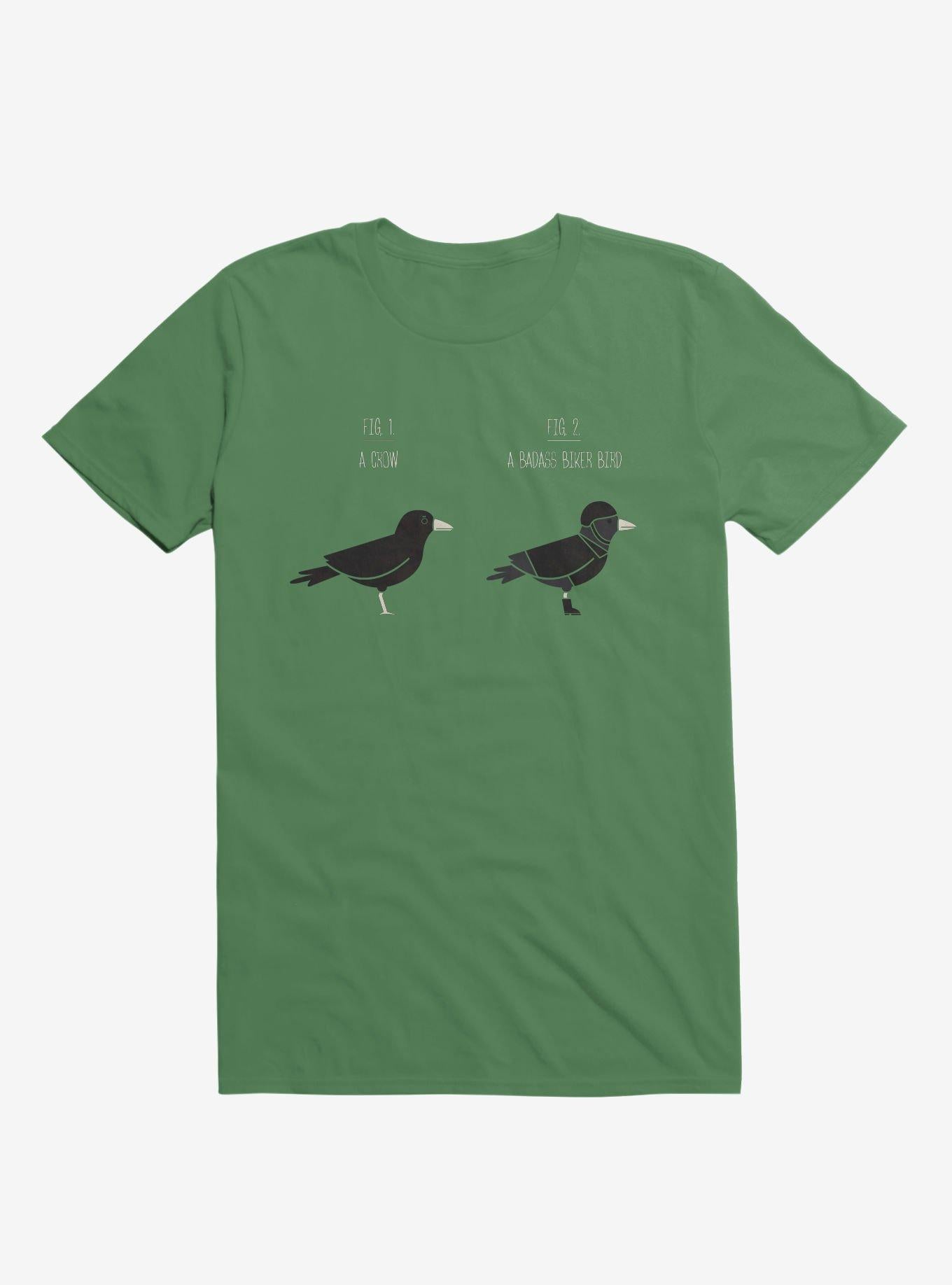 Know Your Birds A Crow Or Biker Bird Irish Green T Shirt T Shirt Streetwear Style Gift Ready