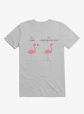 Know Your Birds A Flamingo Or Sunburned Swan Ice Grey T Shirt T Shirt Trending US