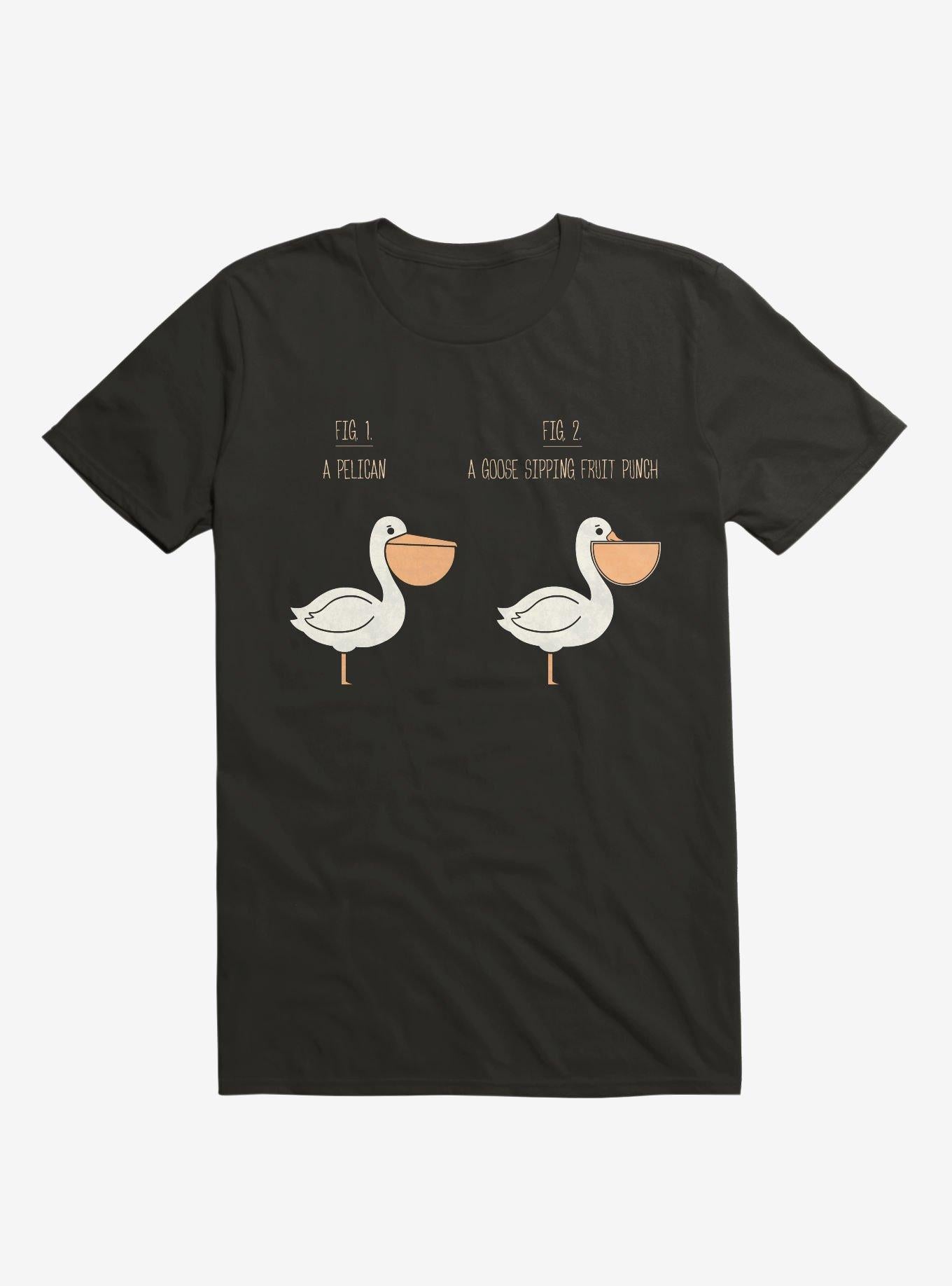 Know Your Birds A Pelican Or A Goose Black T Shirt T Shirt Viral TikTok Gift Ready