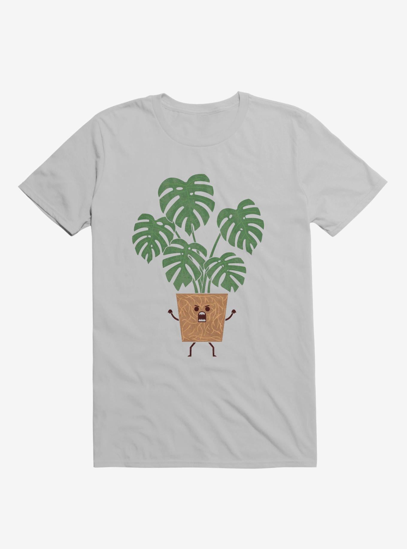 Monstera House Plant Ice Grey T Shirt T Shirt Streetwear Style Humor Gift